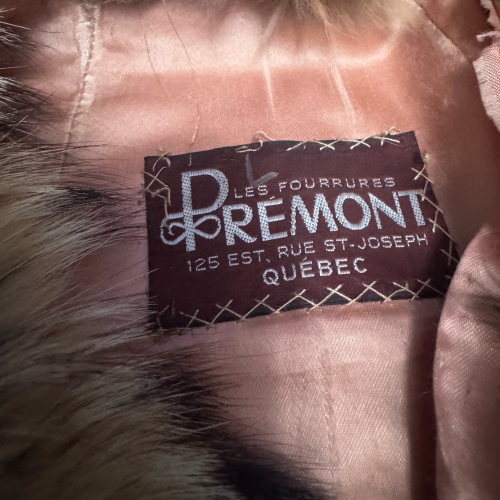 Genuine Wolf Fur Vintage Long Jacket - Picture 8 of 11